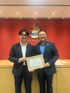 Mr. WILIJAN Maximus Wesley received the award for his final-year project 