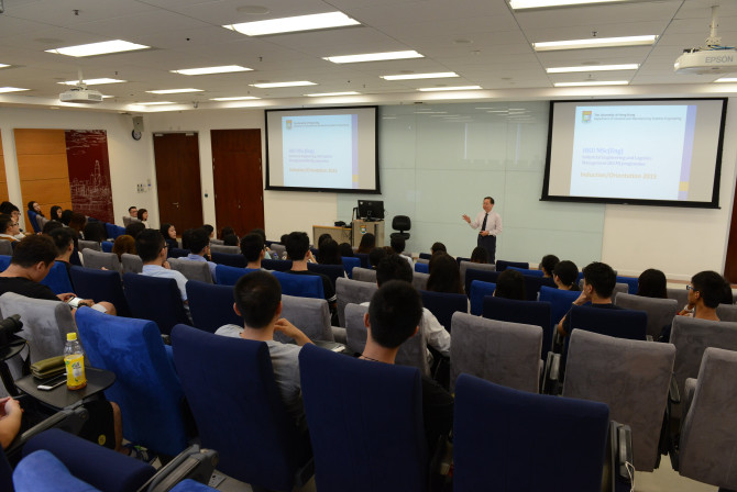 Opening Remarks by MSc(Eng) Course Coordinator Dr. L.K. Chu