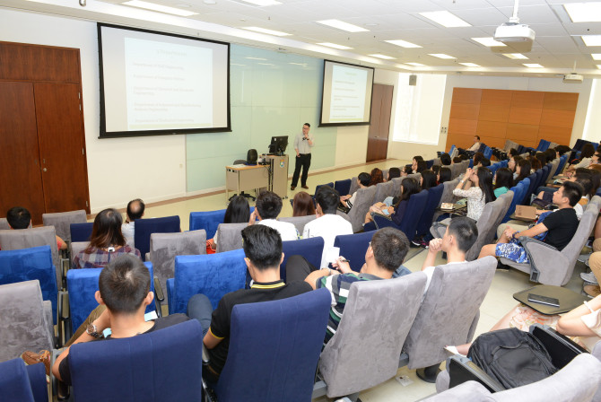 Introduction of Faculty of Engineering by Mr. Daniel Au from the Faculty of Engineering