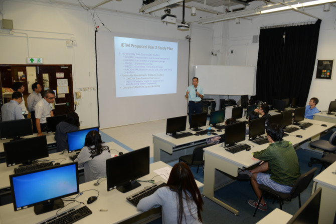 Introduction of  Curriculum design by Dr. Jonathan W.C. Ng, program director of our BEng (IETM) / (LESCM) programmes