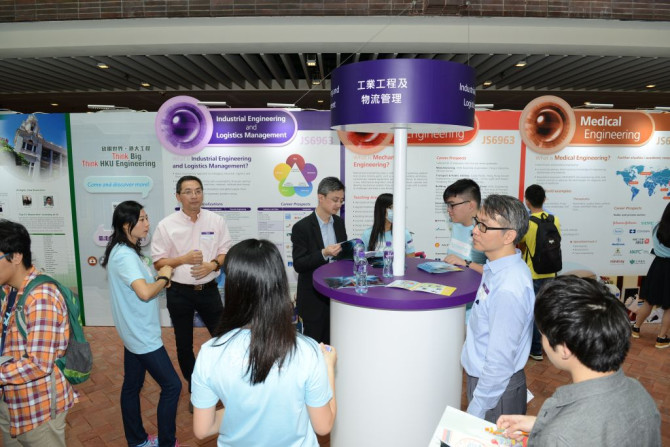 Booth at Haking Wong Podium