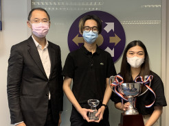 Two members of IMSE teams (Audrey Febrina and Malik Ferrari Vegas) celebrated the championship in the CILTHK Student Day 2022 competition.